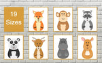 Nursery decor - downloadable animal prints